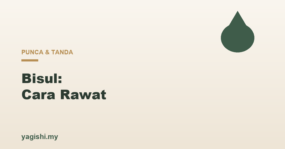 Bisul punca tanda dan cara rawat - panduan Yagishi