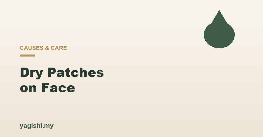 Dry patches on face causes and how to treat them - Yagishi guide