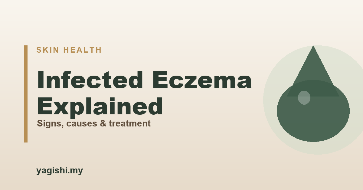 Infected eczema signs, causes and treatment - Yagishi guide