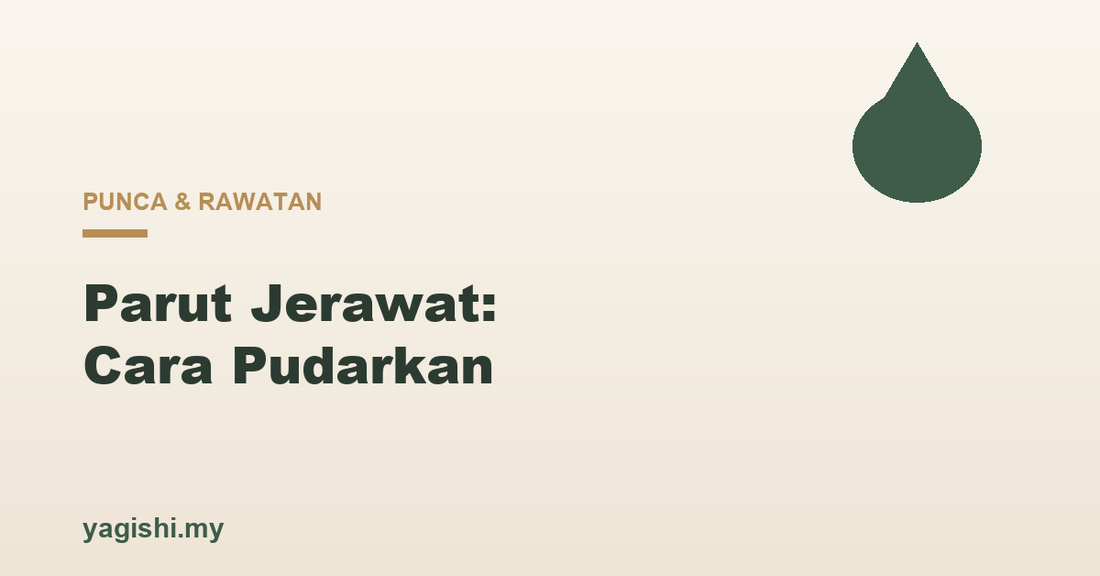 Parut jerawat punca dan cara pudarkan - panduan Yagishi