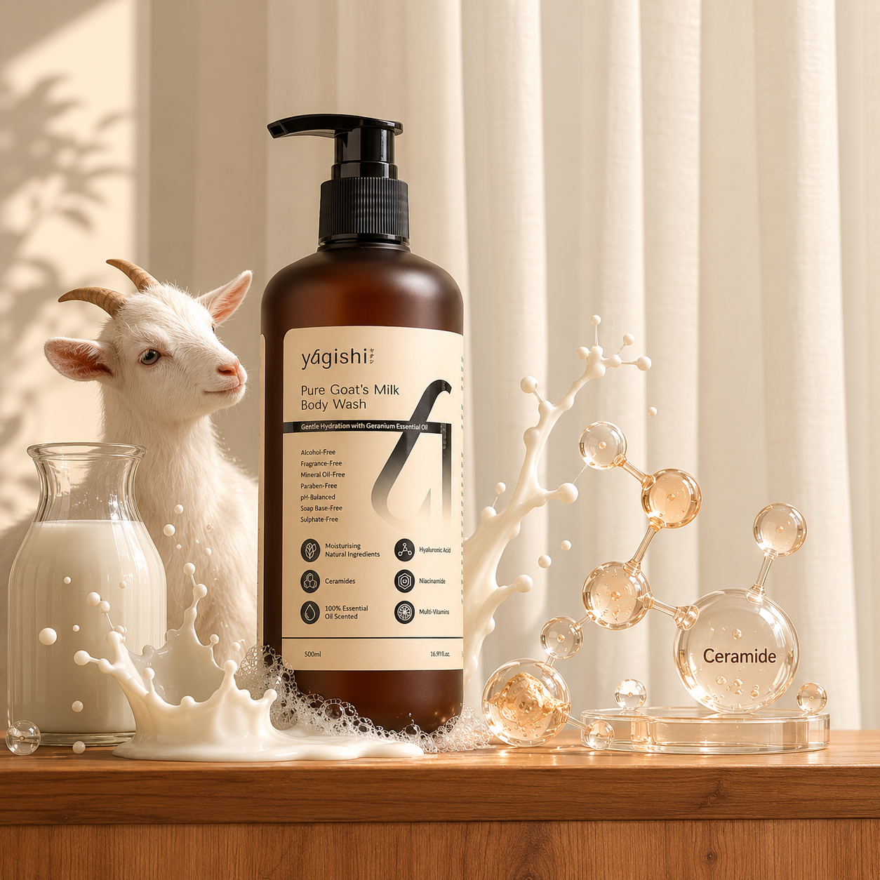 Pure Goat's Milk Body Wash with Ceramide