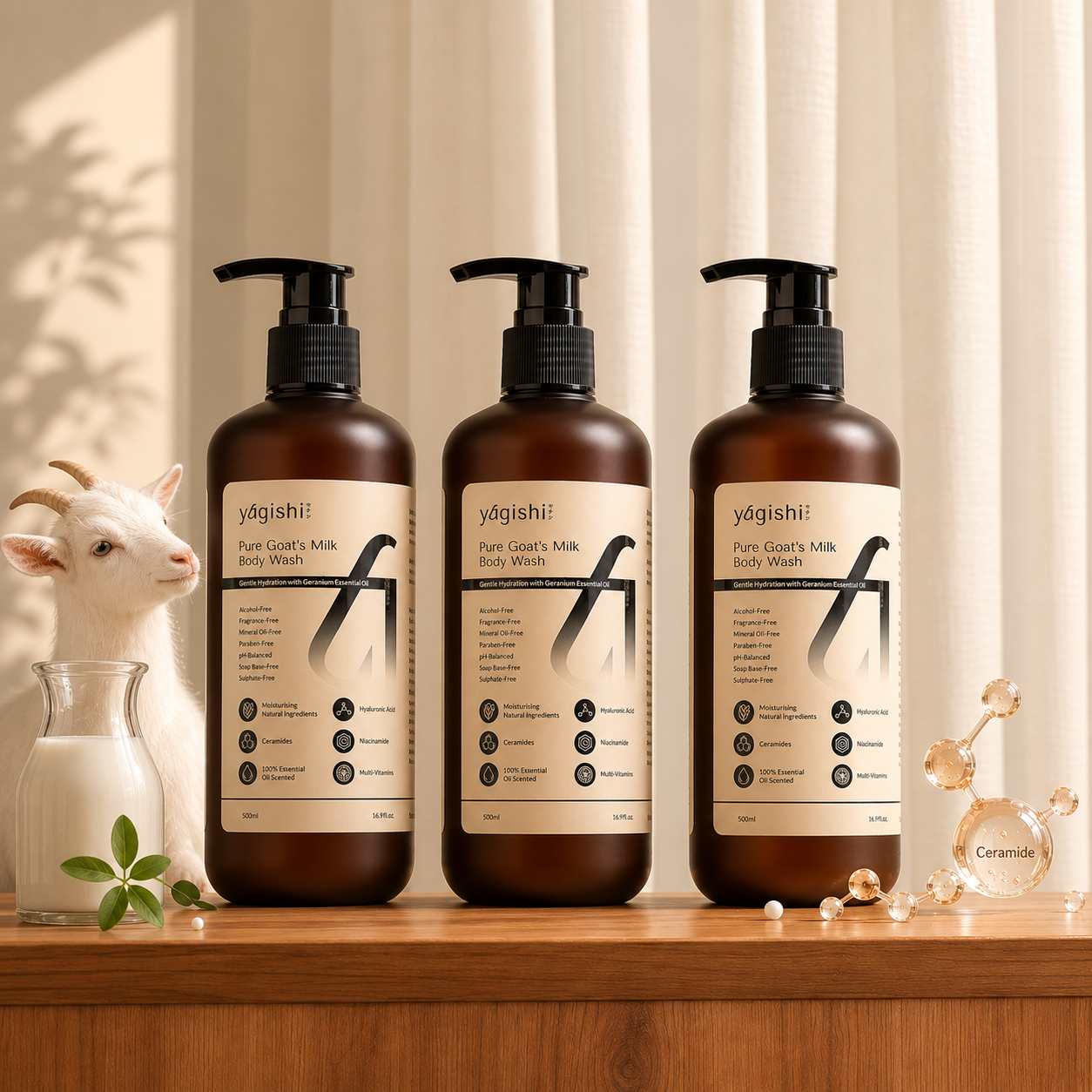 Pure Goat's Milk Body Wash with Ceramide