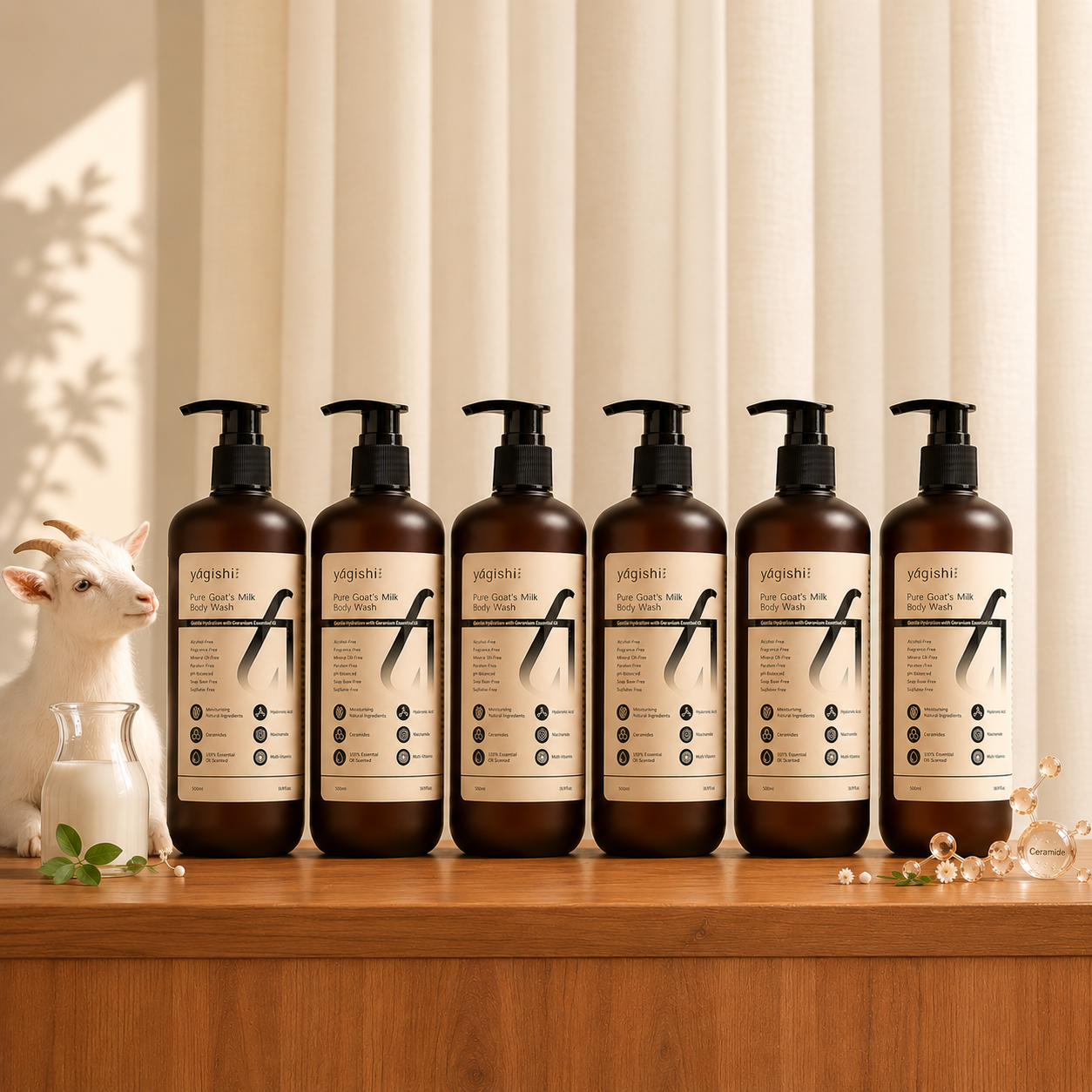 Pure Goat's Milk Body Wash with Ceramide