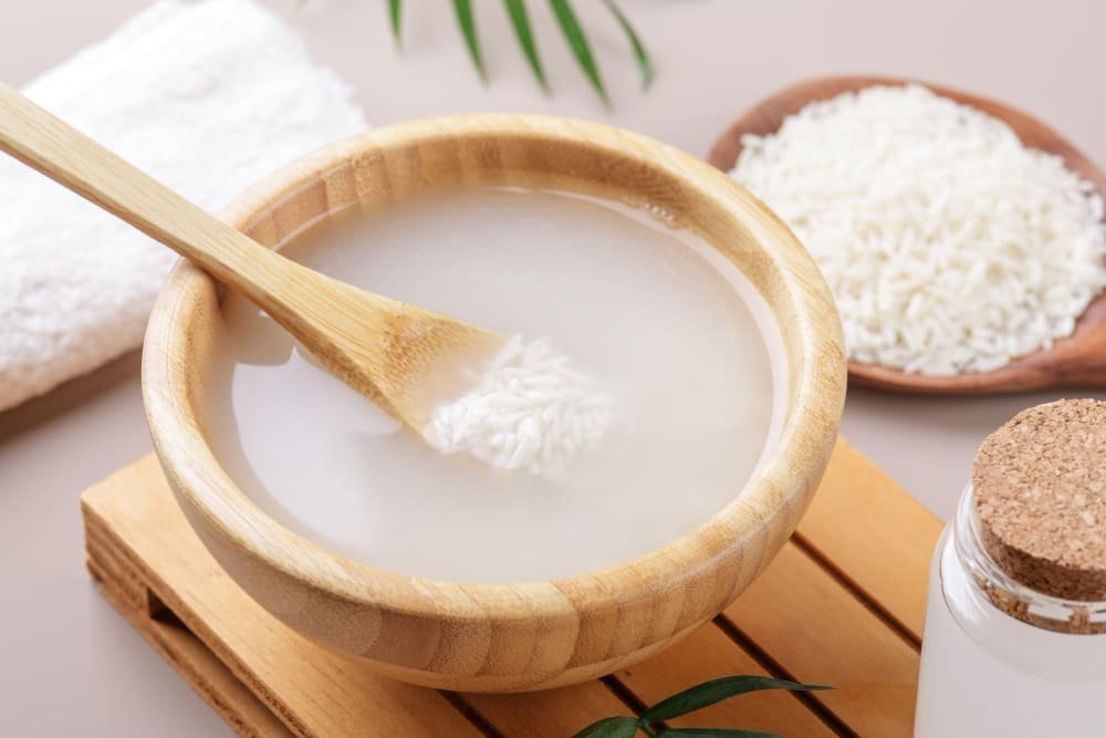 Rice balm for healthier cleansing